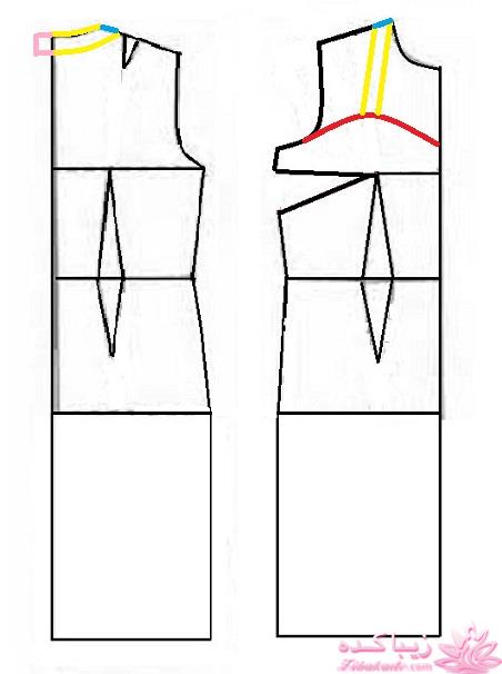 آموزش دوخت لباس مجلسی